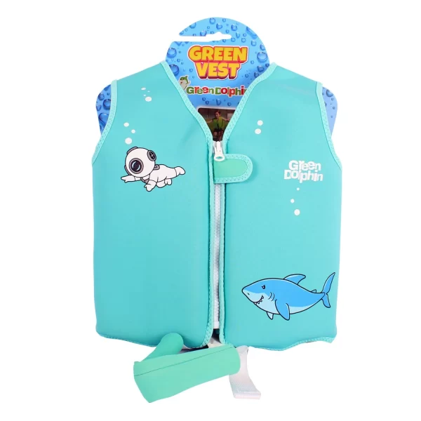 Chaleco Flotador Infantil Green Dolphin